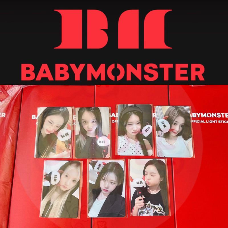 พร้อมส่ง การ์ดแท่งไฟ BABYMONSTER Light stick card