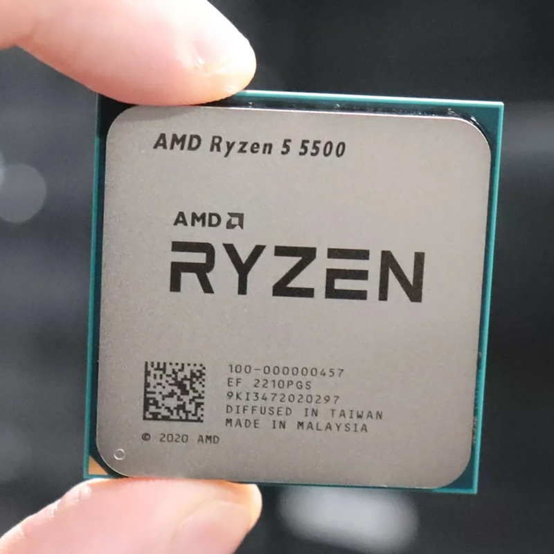 AMD RYZEN 5 5500 AM4 ซีพียู มือสอง นำเข้าจากจีน สภาพสวย ประกัน 1 ปี เต็ม