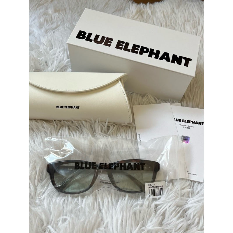 พร้อมส่ง/แท้ Blue elephant  แว่นกันแดด รุ่นhoen leopard uv400