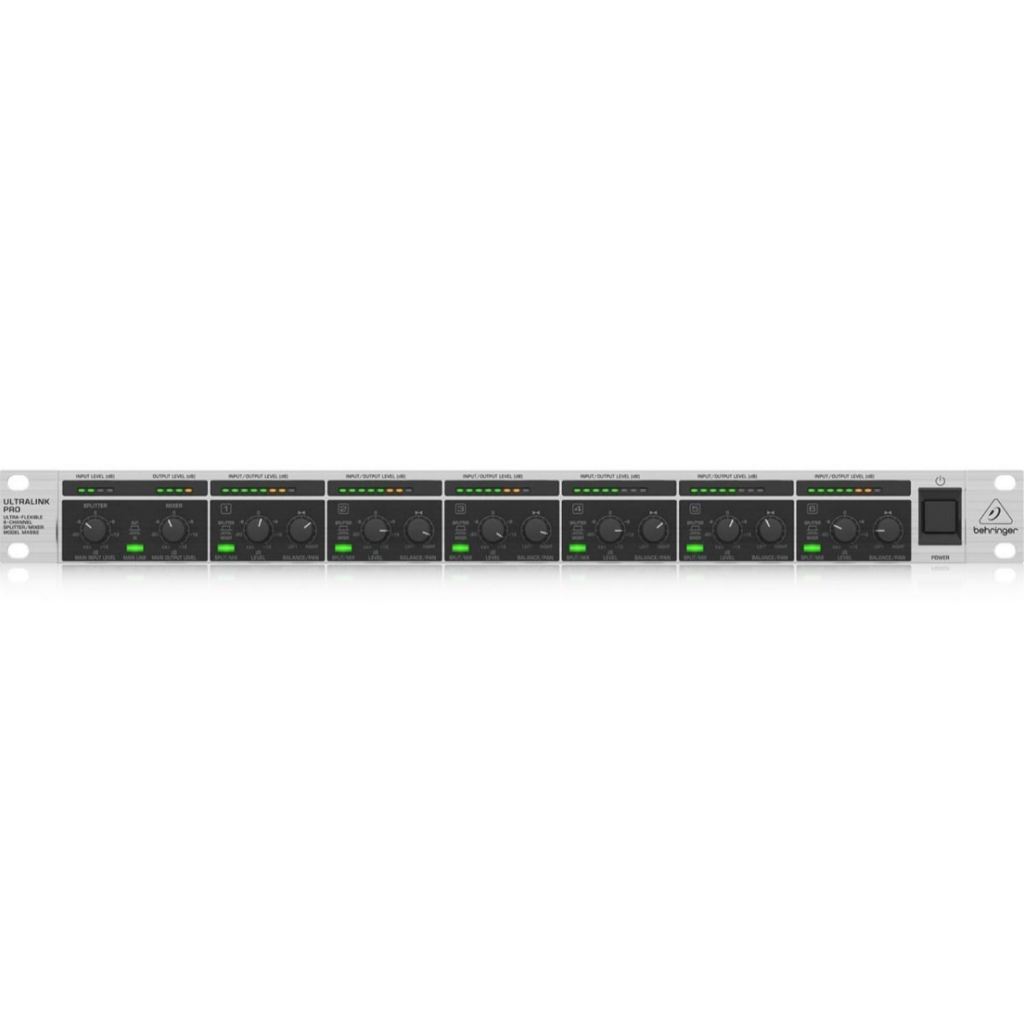 Behringer MX882 *ของแท้รับประกัน 1ปี* 8-channel Mixer/Splitter with XLR and 1/4" Inputs and Outputs