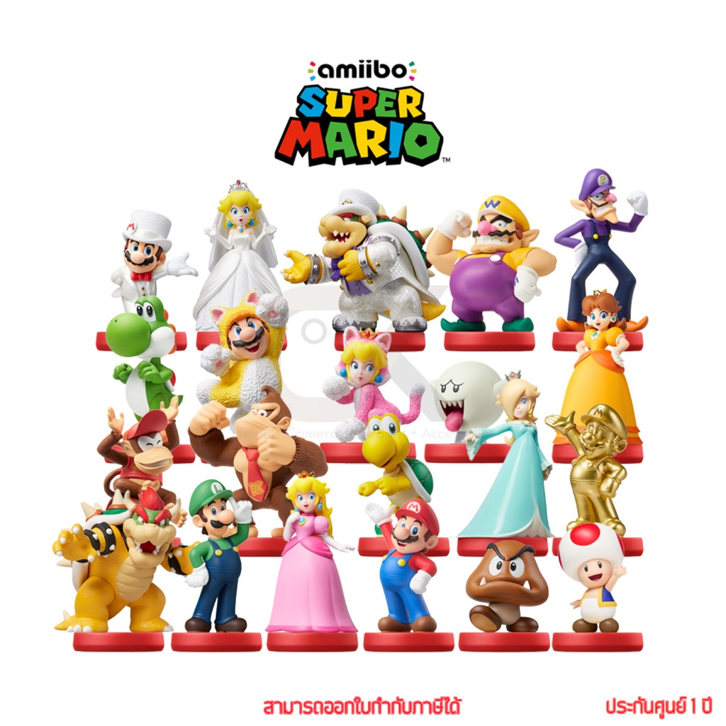 Nintendo Amiibo Super Mario Series ฟิกเกอร์ by ckonline