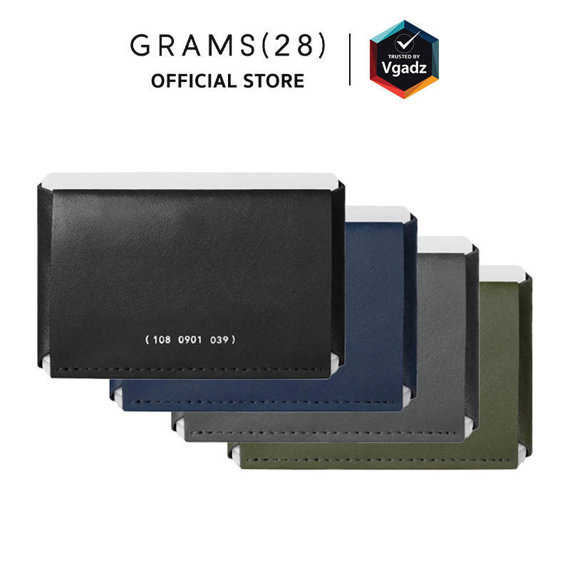 GRAMS(28) - กระเป๋าสตางค์ รุ่น 108 Cardholder (Nappa Leather)