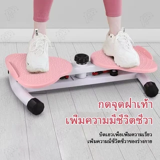 Motion Plus จานหมุนออกกำลังกาย จานหมุนเอว จานทวิตส์พร้อมเชือก จานทวิส จานทวิสต์ ที่หมุนลดเอว พร้อมเชือก หมุนลดเอว