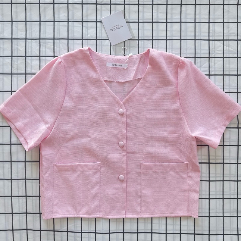 เสื้อ Lolita Shop สีชมพูหวานแหวว มือ 1