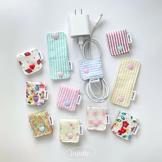 ꔛ Cable holder 💌🫧 ที่รัดสายชาร์จ,หูฟัง น่ารักๆ🎧📧🫶🏻🐰 Jujudy.shop