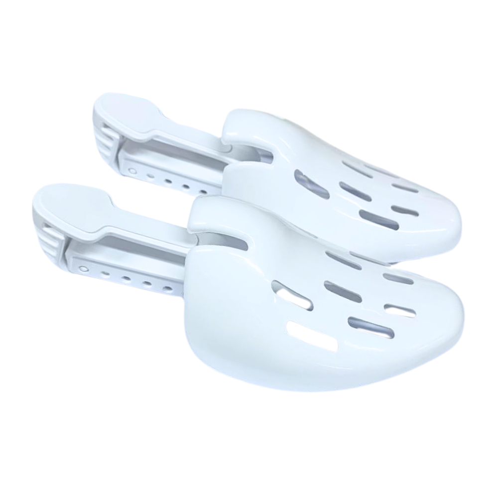 LEOMAX ดันทรงรองเท้า สตั๊ด ผ้าใบ ปรับระดับได้ SHOE TREES NO.ST-6710 สีขาว (ราคาพิเศษช่วงแนะนำ)