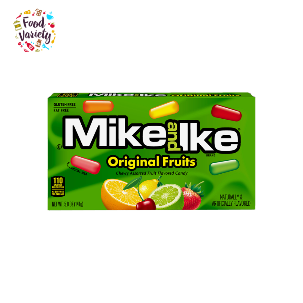 Mike And Ike Original Fruits Candy 120g ไมค์แอนด์ไอค์ ลูกอมรสผลไม้ต้นตำรับ 120 กรัม