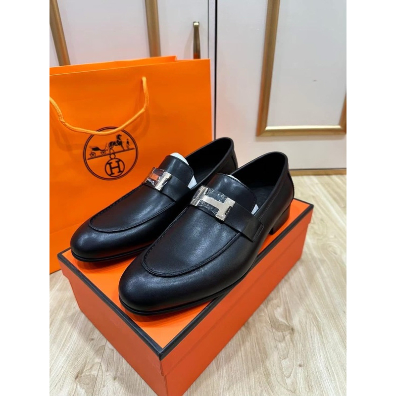 (พร้อมส่ง) รองเท้าผู้ชาย Boat Hermes งาน￼โอริ
