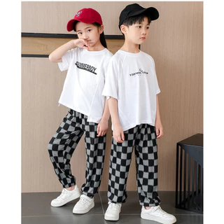 💥ส่งจากไทย💥 CK226 กางเกงขายาวเด็ก ปลายขาจั๊ม มีไซส์ 1-9 ขวบ ใส่หน้าร้อน