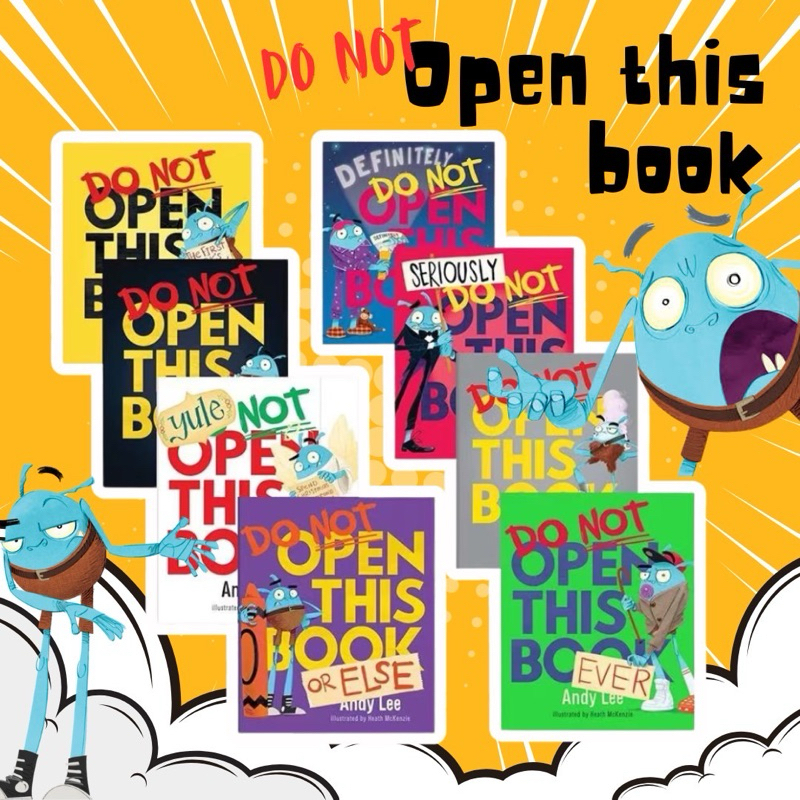 หนังสือชุด Do not open this book เซต 8 เล่ม นิทานภาษาอังกฤษสำหรับเด็ก