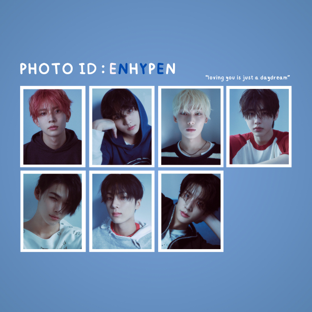 < พร้อมส่ง > รูปติดบัตร id photo l ENHYPEN ver.daydream💙