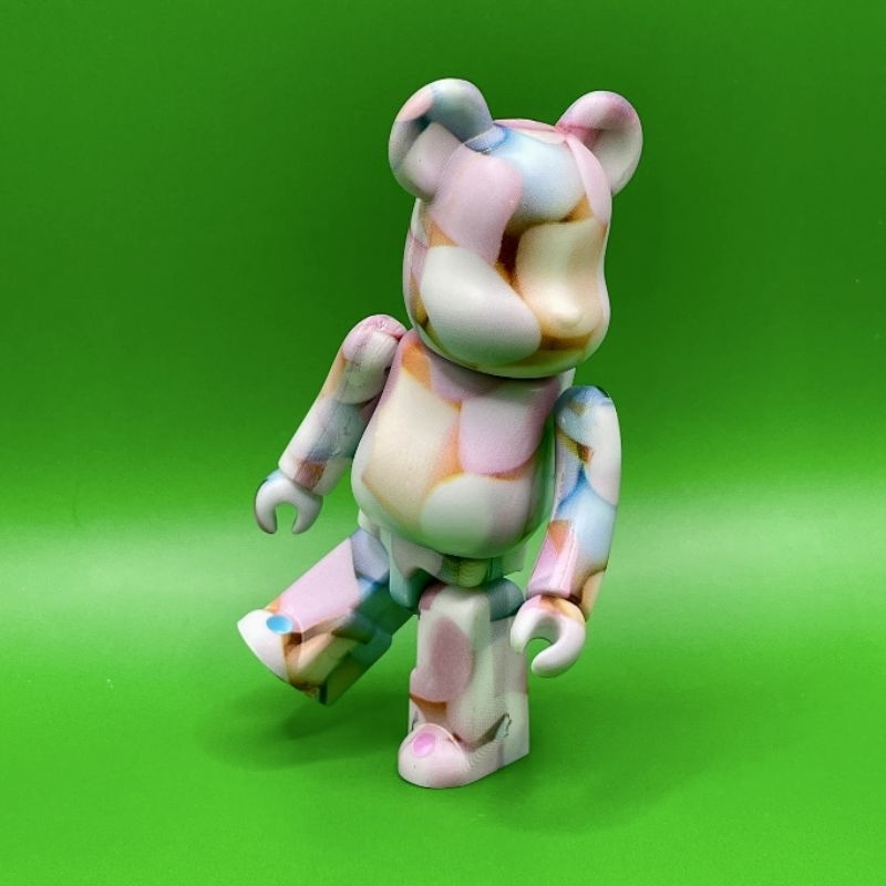 (ของแท้) BE@RBRICK 100% Series 49 Jellybean: Marshmallow (bearbrick)