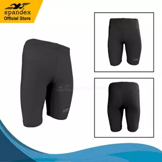 Spandex กางเกงว่ายน้ำขา3/4 เชือก+ซับใน มียางปลายขา ผ้าไม่บาง เรียบลื่น ไม่อุ้มน้ำ แห้งไว SW005