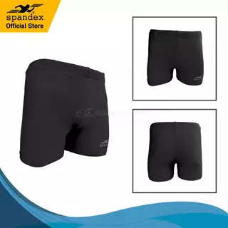 Spandex กางเกงว่ายน้ำขาสั้น มีเชือก+ซับใน ผ้าไม่บาง นุ่ม ใส่สบาย แห้งไว SW004
