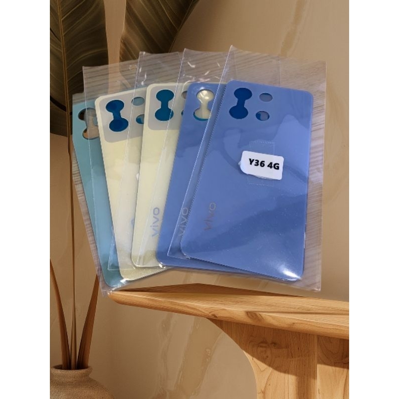 ฝาหลัง Vivo Y36 4G กระจกหลัง Battery Back Cover for Y36 ฝาหลัง ฟรี กาว 1 หลอด