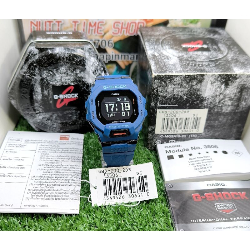 G-Shock มือสองรุ่น 💙GBD-200-2DR🖤บลูทูธ