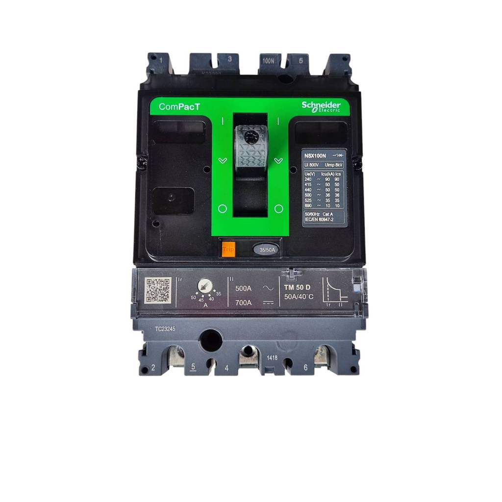 Schneider Electric Circuit Breaker รุ่น NSX100N 50kA AC 3P ขนาด 50A ของแท้