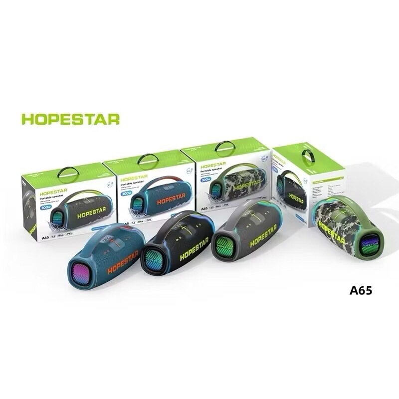 SY Hopestar A65 ลำโพงบลูทูธ 300วัตต์ ไมค์ลอย1อัน ลำโพง6ดอก พร้อมไฟRGB ปรับเบส3โหมด รุ่นใหม่ล่าสุด