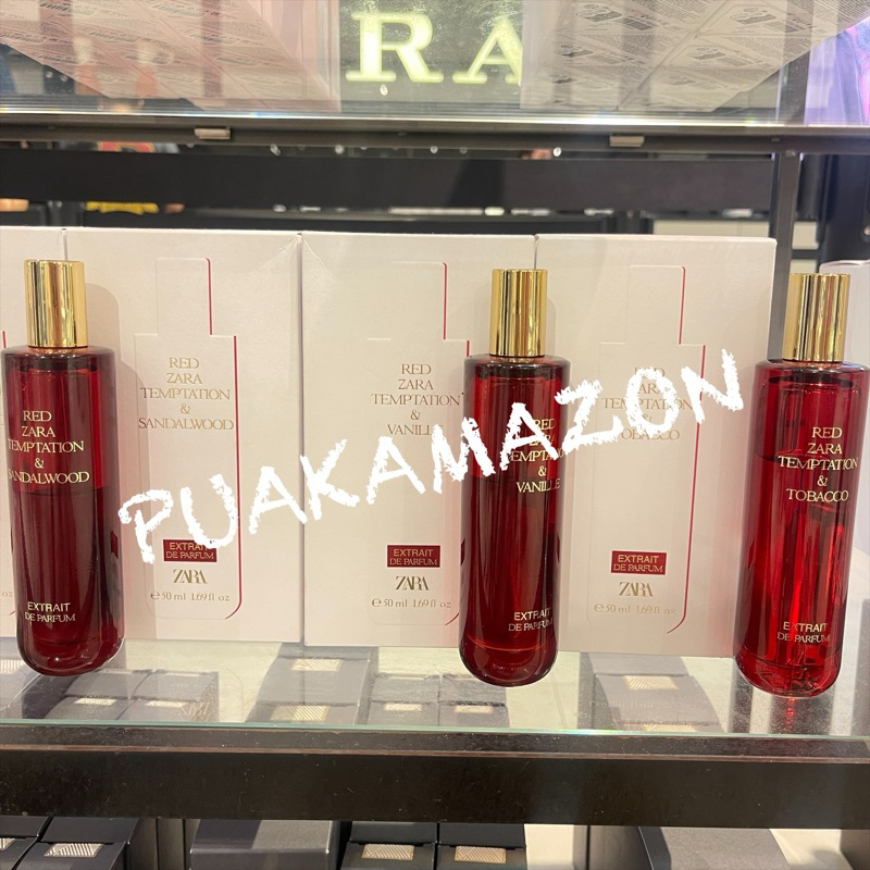 zara น้ำหอมซาร่าผู้หญิง red temptation & 50 ml extrait
