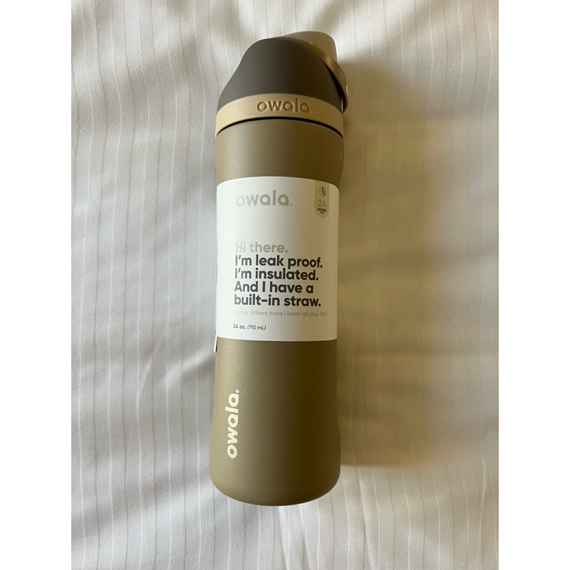 (ของแท้ 💯%) พร้อมส่ง!! Owala FreeSip Tumbler 24 oz. (710 ml.) stainless steel สี Down to Earth 🌍 🌎 🌏