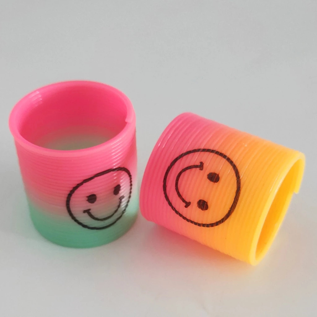 🔥【ถูกที่สุด】🔥 สปริงสายรุ้ง สปริงเด้งดึ๋ง สปริงสีรุ้ง ของเล่นเด็ก ของเล่น ของแจก ของแถม รูปหน้ายิ้ม