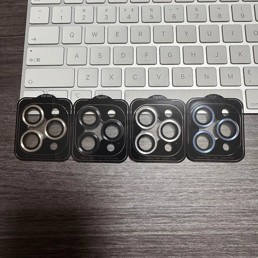 รุ่นใหม่ ฟิล์มกระจก กันรอย เลนส์กล้อง สำหรับ ไอโฟน iPhone 16 15 Pro 14 Pro Max 14Plus 13 Pro 12 Mini 11 เลนส์กล้องไอโฟ thumbnail 10