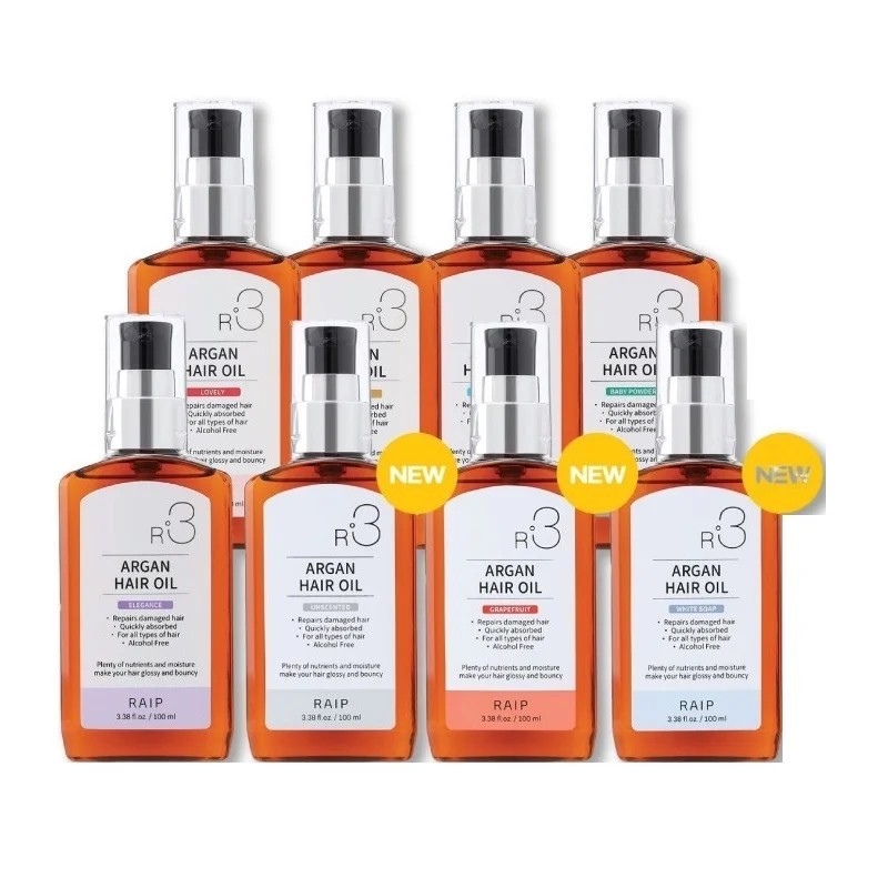 น้ำมันอาร์แกนบำรุงผม Raip R3 Argan Hair Oil 100ml