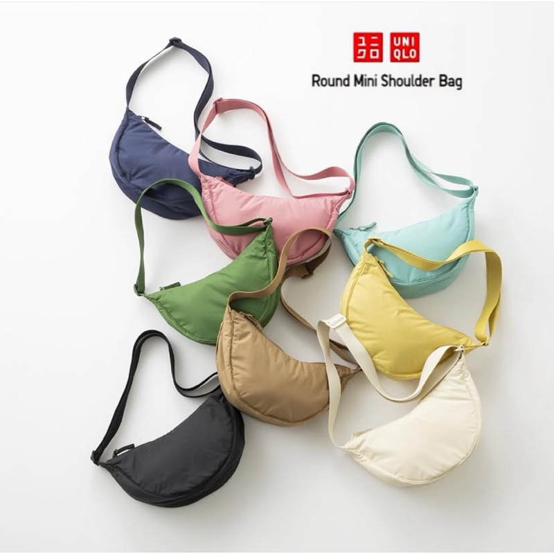 Uniqlo Round Mini Shoulder Bag(off-white)