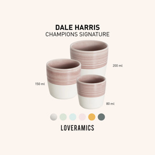 LOVERAMICS แก้วกาแฟเซรามิค DALE HARRIS CHAMPIONS SIGNATURE
