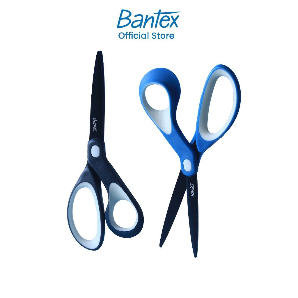 Bantex กรรไกร กรรไกรตัดกระดาษ ที่ตัดกระดาษ รุ่นมือจับยางคุณภาพสูง ตัดคม ใช้ทน Scissor