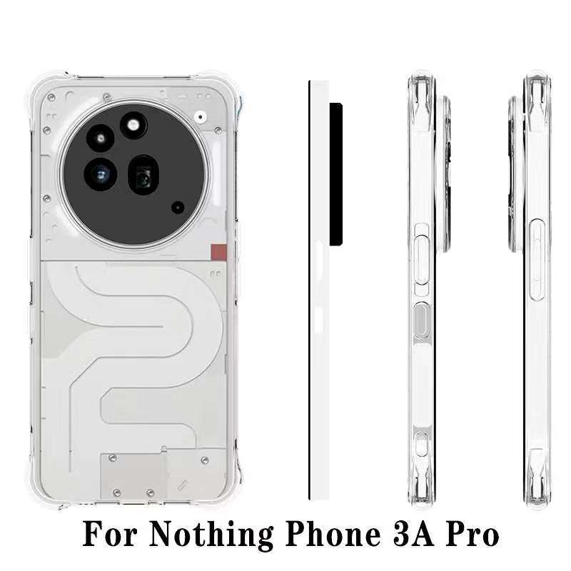 Nothing Phone 3A/Nothing Phone 3A Pro(พร้อมส่งในไทย)เคสTPUใสกันกระแทกแบบคลุมกล้องNothing Phone(3a)/N