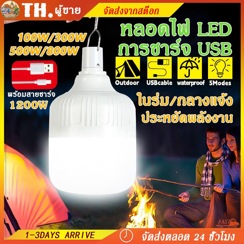 【โปรโมชันร้อน】ไฟฉุกเฉิน LED 💡หลอดไฟอเนกประสงค์ ☀️ แสงสว่างแรง ใช้งานได้ทุกสถานการณ์! ส่วนลด 50% +📣 จำนวนจำกัด!