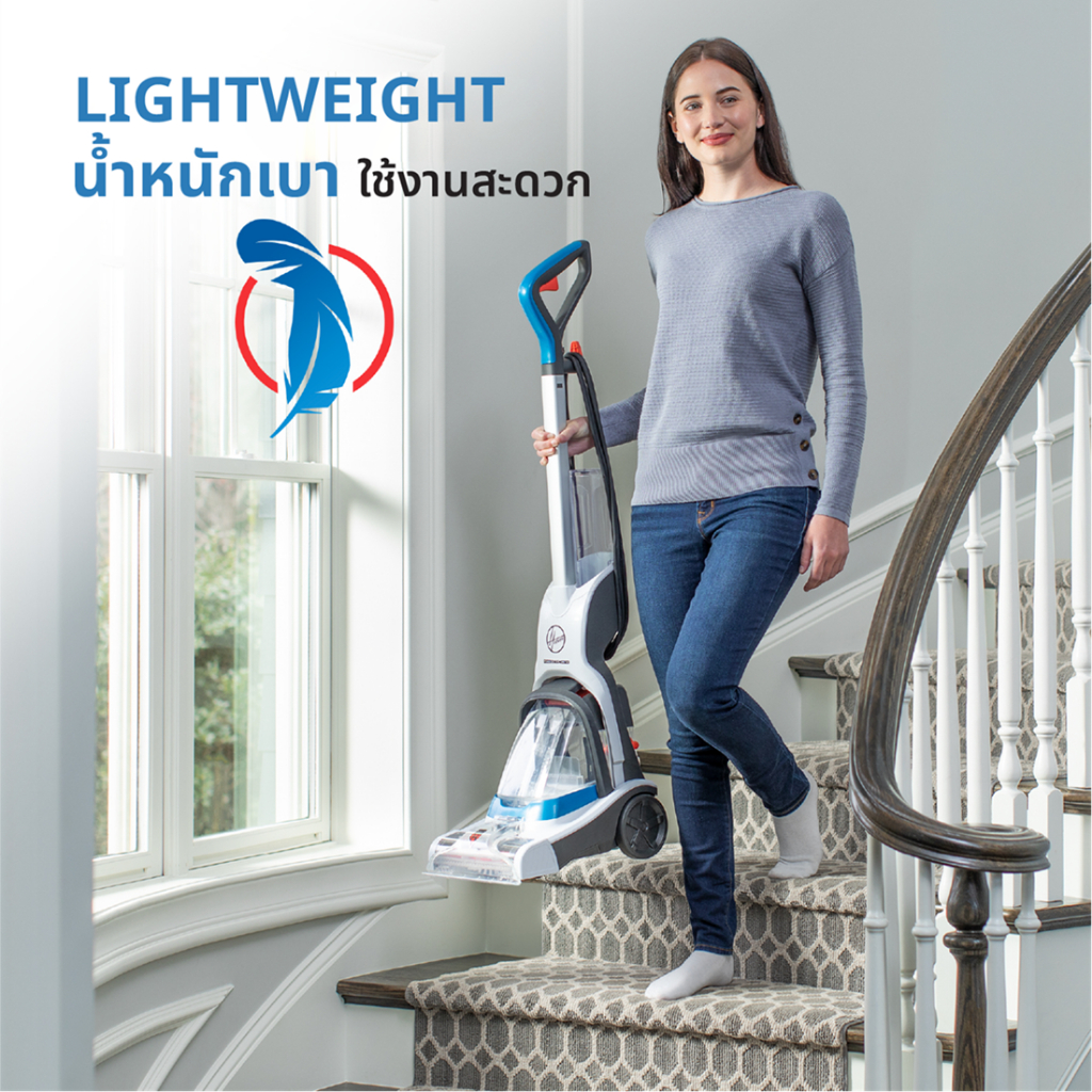 [รับประกัน2ปี] Hoover PowerDash PET  เครื่องขัดพรมทรงพลัง ซักพรม และทำความสะอาดคราบบนพรม พลังดูดแรง แห้งไวกว่า ราคา ถูกที่สุด ดีลบีเคเค แกลเลอรีภาพที่ 9