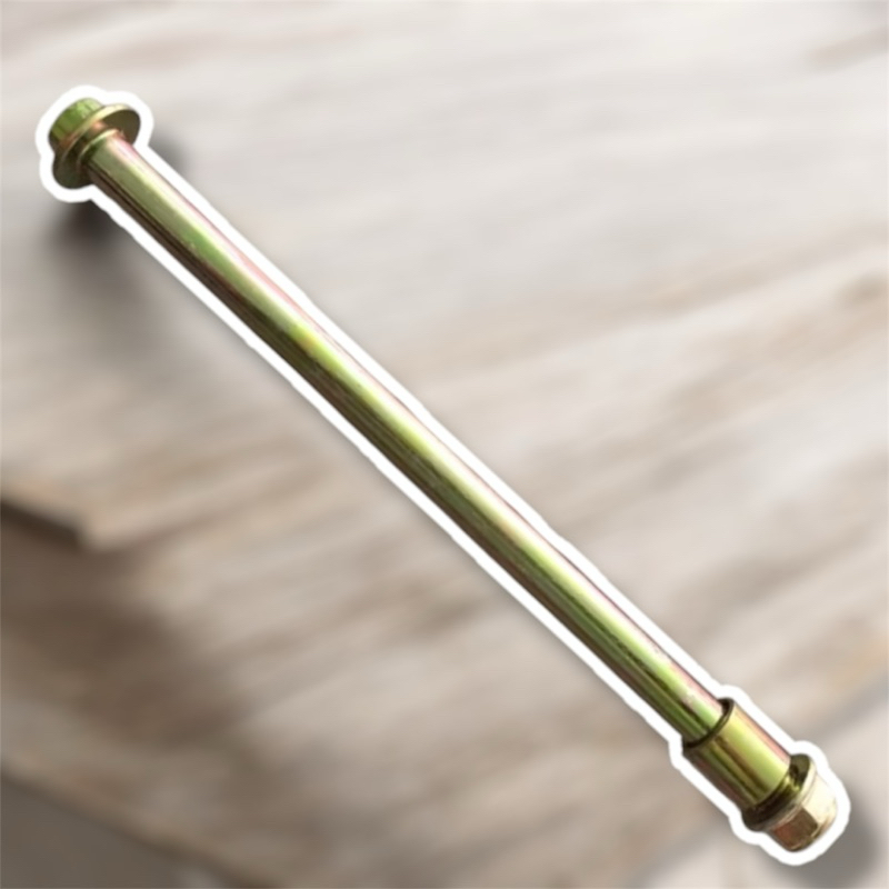 แกนล้อหน้ายาว 180มิล สกูตเตอร์ไฟฟ้ารุ่นโครงเหล็ก007 สำหรับใส่กับโช๊คหน้าน้ำมัน