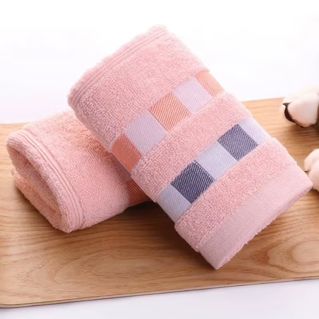 ผ้าเช็ดตัว 27x54 นิ้ว ผ้าเช็ดตัวผ้าฝ้ายแท้ ผ้าเช็ดตัวผืนใหญ่  Cotton 100%ขนาดใหญ่พิเศษ  วัสดุหนาและนุ่ม เกรดพรีเมียม ผ้า - รูปที่ 6