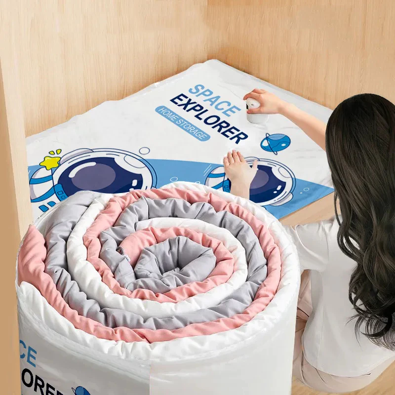 ถุงบีบอัดสูญญากาศ Vacuum Bag พร้อมปั้มลม ป้องกันความชื้น มีหลายขนาด thumbnail 8