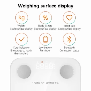 Xiaomi Body Fat Composition Scale S400 เครื่องชั่งน้ำหนักและวัดมวลไขมัน เครื่องชั่งน้ำหนักอัจฉริยะ Chinese Ver