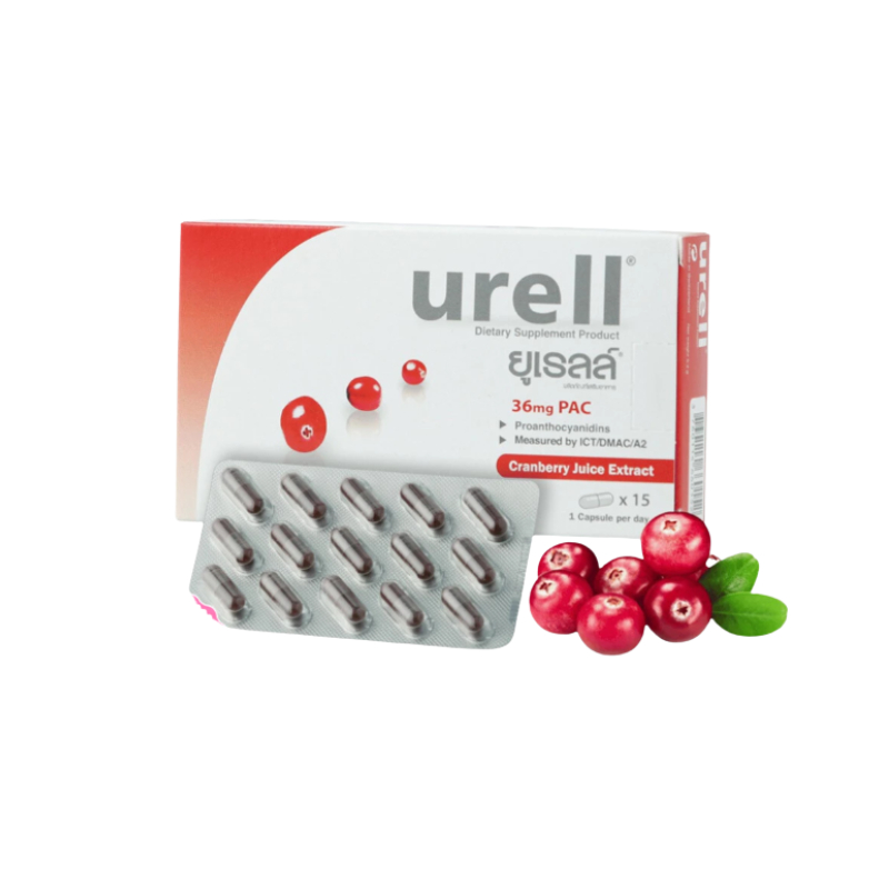Cranberry PAC-Urell ช่วยลดการเกิดปัสสาวะอักเสบ ลำไส้