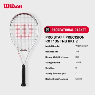 Wilson PRO STAFF PRECISION RXT 105 ไม้เทนนิส Pre-strung (ไม้ขึ้นเอ็นแล้ว) WR171310U2 Official Store