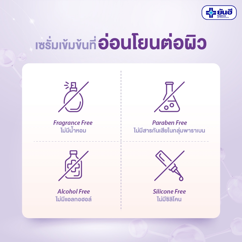 Yanhee Perfect Mela Serum 7 g ยันฮี เพอร์เฟ็ค เมล่า เซรั่มทาฝ้า สูตรใหม่ สำหรับผิวแพ้ง่าย - รูปที่ 5