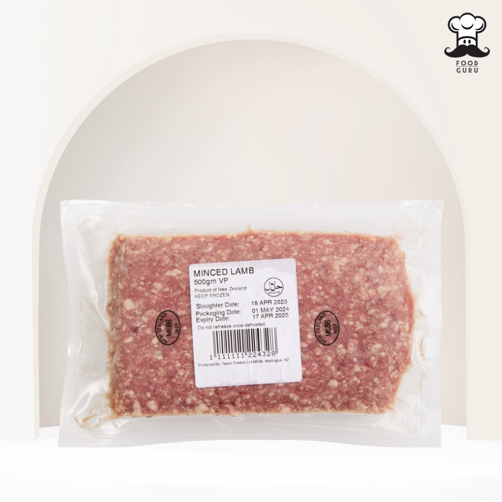 𝐓𝐀𝐘𝐋𝐎𝐑 𝐏𝐑𝐄𝐒𝐓𝐎𝐍 Boneless Lamb Mince เนื้อแกะบด 80CL 500g