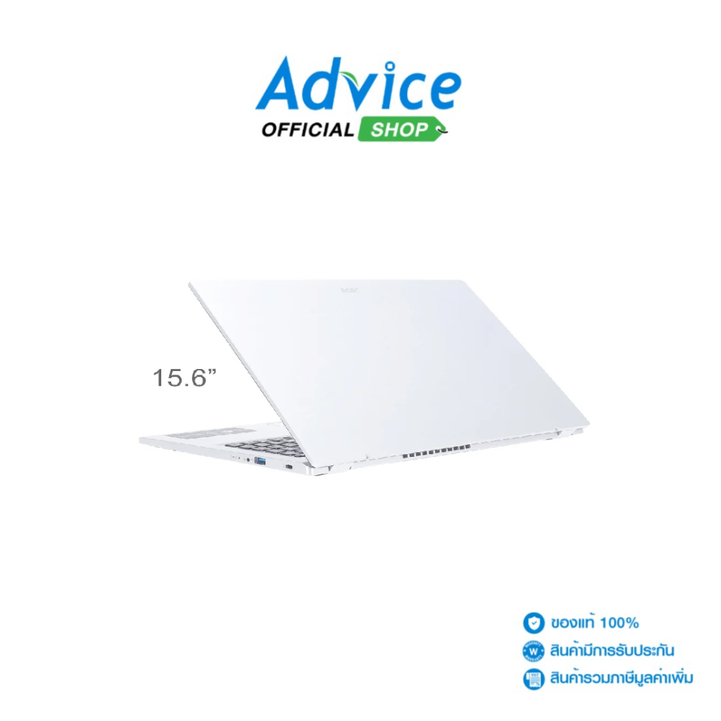 Acer Notebook (โน๊ตบุ๊ค) Aspire Go 15 AG15-41P-R82G (Pure Silver) - A0165649