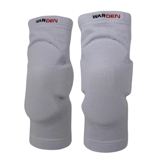 สนับเข่าฟุตซอล​​ WARDEN Model 1 Upgrade (เพิ่มความยาว) โฟมหนา สีดำและสีขาว