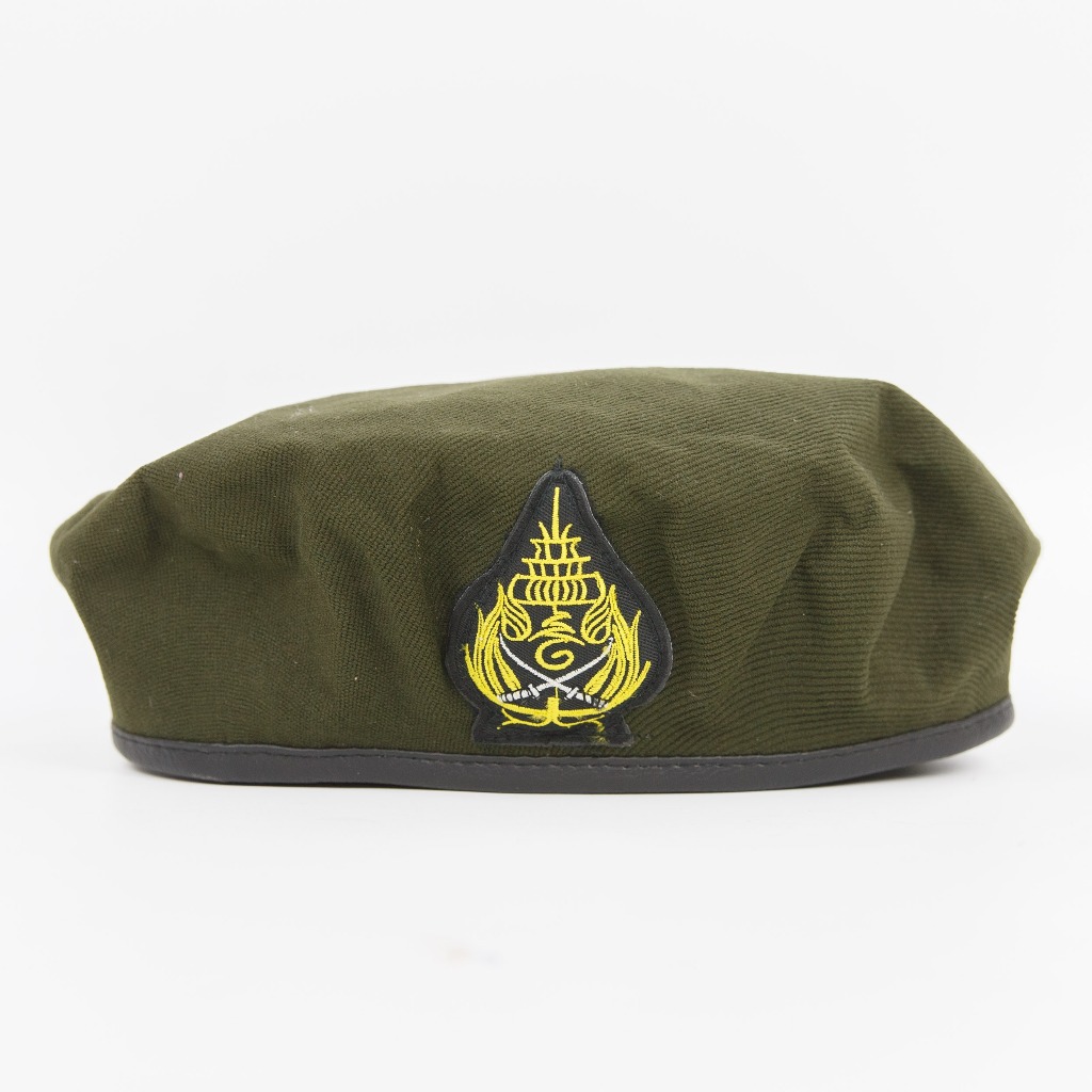 หมวกนักศึกษา วิชาทหาร หมวกเบเร่ต์ หมวกรด. ถูกระเบียบ มาตรฐาน ราคาถูก - รูปที่ 2