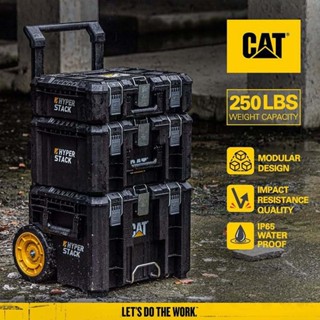 CAT DA41005 กล่องเครื่องมือ 3 ชั้น มีล้อลาก