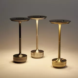 【การจัดส่งไทย】Table Lamp โคมไฟตั้งโต๊ะ LED สามสี แบบไร้สาย เซนเซอร์สัมผัส ชาร์จไฟได้ สําหรับร้านอาหาร โรงแรม บาร์ ห้องนอ
