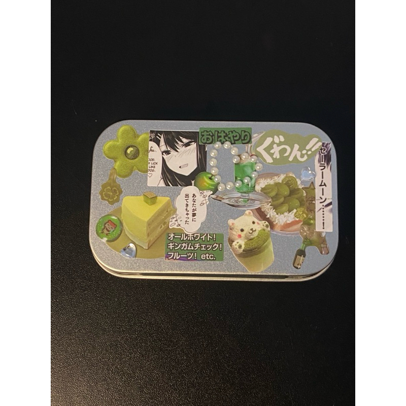 ໒꒰ྀི ˶> ˕ <˶꒱ྀི১ tin wallet ʚɞ ⁺˖ ⸝⸝🍀 กล่องเหล็กใส่ของ บัตร เงิน กิ๊ฟ ของจุกจิก