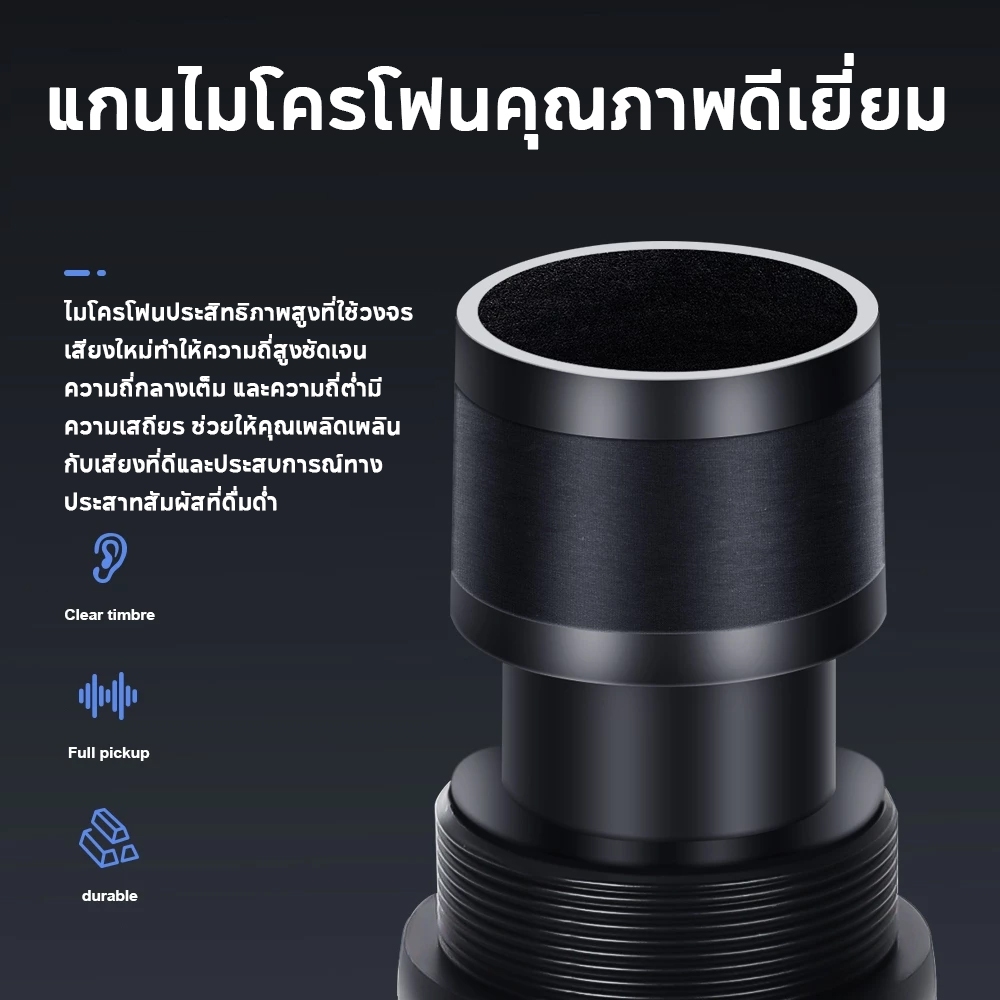 GIC-58ME ไมโครโฟนไร้สาย ไมโครโฟนไร้สายระดับมืออาชีพ Uhf คาราโอเกะมืออาชีพสําหรับ Videoke