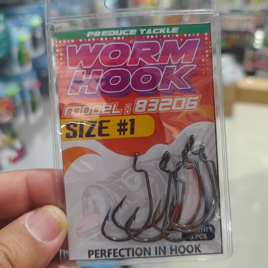 เบ็ดเกี่ยวหนอน WORM HOOK model 83206