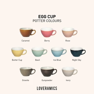 LOVERAMICS แก้วกาแฟเซรามิค รุ่น EGG Cup - Potters Colors